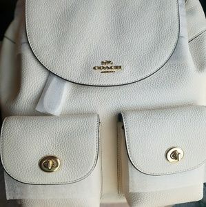 //SOLD// NWT Coach Leather "Billie" Backpack